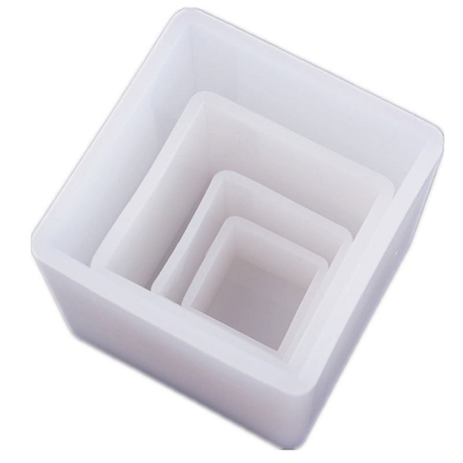 Silicone Cube Molds, Large Deep Square Epoxy Resin Mold,transparent Cube Silicone  Molds for Resin Casting3d Silicone Filler Model 
