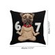 thumbnail image 3 of Funda de cojín con diseño de perro pug practicando yoga | Funda de cojín decorativa con un lindo perro de dibujos animados para el sofá del hogar, 3 of 9