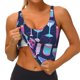 thumbnail image 3 of Balery Wine Glasses And Cocktails Sujetadores deportivos con espalda cruzada para mujer, acolchados, sin costuras, de alto impacto, ideales para yoga, gimnasio, entrenamiento y fitness.-Medium, 3 of 8