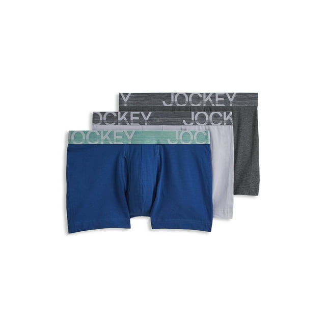 Jockey Boxeur-Brief pour Hommes ActiveStretch 4 Po - Lot de 3