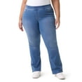 thumbnail image 2 of Gloria Vanderbilt Swan Series Women's Plus Pull On Bootcut Jeans, Sizes 16W-24W, 2 of 5