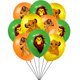 thumbnail image 4 of Decoraciones de cumpleaños de El Rey León de Disney, globo de látex de 12 pulgadas con diseño de Simba y El Rey León, globo de safari en la jungla para suministros para fiestas de baby shower, 4 of 5