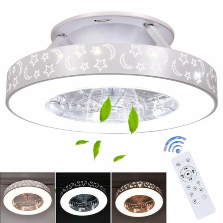 Gymax Indoor 23 Inch Flush Mount Starry Sky Ceiling Fan W Led
