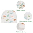 thumbnail image 3 of Spring Infant Hospital Beanie Newborn Baby Girls Cotton Hat Tolddler Boy Soft Double-Layer Hat, 3 of 5