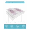 thumbnail image 5 of Quilts Twin Size Bedding Set, Pink Plaid Lightweight Quilted Comforter, Spring Summer Farmhouse Buffalo Checkered Soft Reversible Bedspread Coverlet with Pillow Covers for All Season, 68" x 86", 5 of 7