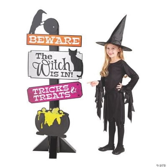 Witch’s Brew Halloween Directional Sign, Halloween, Party Decor, 1 Piece