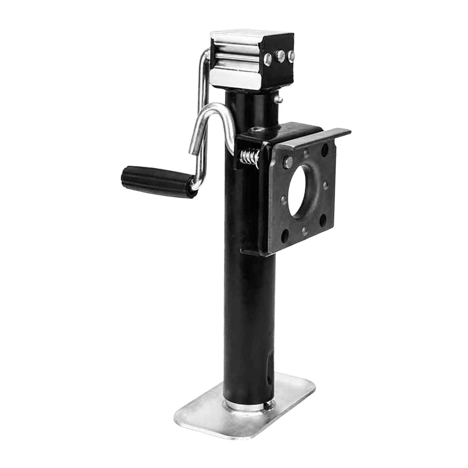 Dickly Hand-crank Trailer Jack Multifunction Heavy Duty Portable Wear Resistaht Easy to Side Rocking 10inch