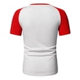 thumbnail image 5 of TIANZEN Fashion Casual Color Cloth Short Sleeve Raglan Top Shirt Mens Socks No Show, 5 of 5