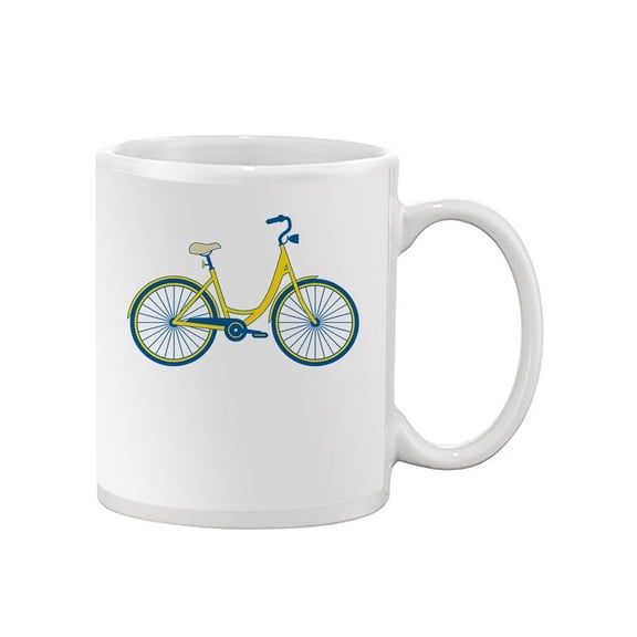 Yellow Vintage Bicycle. Mug  -Image by Shutterstock,