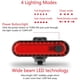 thumbnail image 4 of Luz trasera para bicicleta, recargable vía USB, roja, ultrabrillante, apta para bicicletas, fácil de instalar para mayor seguridad en el ciclismo, 4 of 5