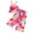A731-Hot Pink, variant on Toddler Baby Girl Summer Clothes Ruffled Sleeve Ribbed Knit T-Shirt Tops Cute Floral Shorts Set 2Pcs Outfits 2-8Y 2Pcs Summer Beach Outfits 4-5 Years,Purple