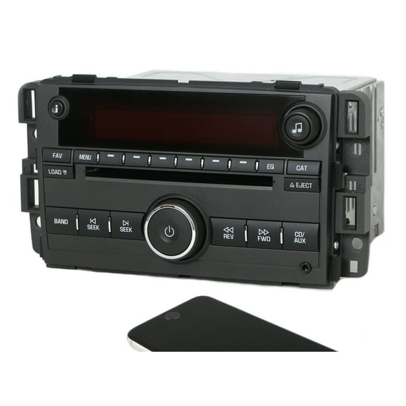 Restored 2007-08 Pontiac Torrent AM FM 6 Disc Radio with Aux & Bluetooth Upgrade 15945860 (Refurbished)