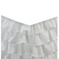thumbnail image 2 of Multi-Ruffle White Bed Skirt 15" Queen, 2 of 2