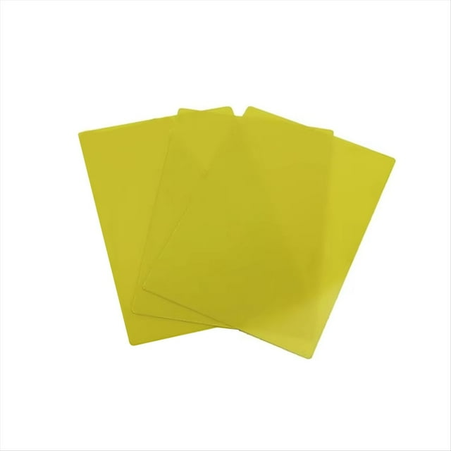 3 Placas de Fibra Epoxi Amarilla 3240 para Baterías Lifepo4, Placa Aislante y Protector Térmico (0,5 X 128 X 195 mm)