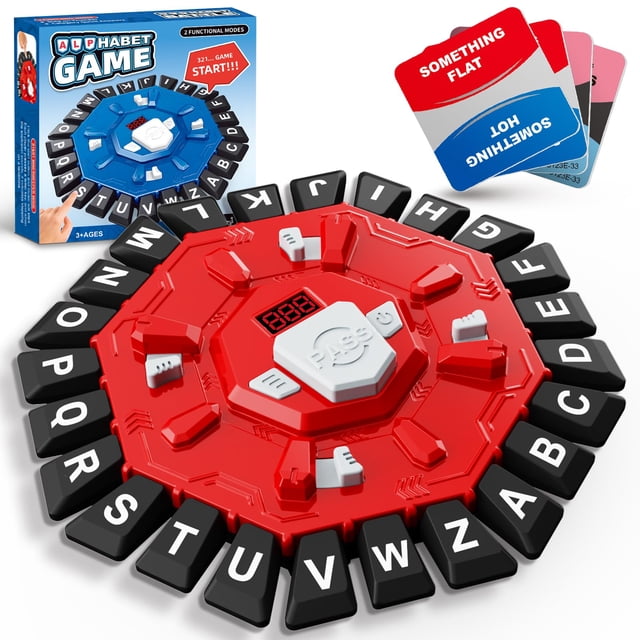 Juego de mesa Resflycheng, juego de palabras con temporizador digital, 2 modos