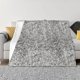 thumbnail image 1 of Fotbe Silver Glitter Manta de Franela con Estampado, Manta Ultrasuave para Cama, Sofá, Auto, Hipoalergénica y Antibolitas-40"x30", 1 of 6