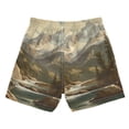 thumbnail image 7 of FORMRS Boys Swim Trunks Quick Dry Mesh Liner Boardshorts Sizes XS-XL, Snow Mountains, 7 of 7