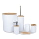 thumbnail image 4 of Juego de baño impreso, juego de baño de plástico, cepillo de dientes redondo, taza, utensilios, cepillo de inodoro, juego de seis piezas, 4 of 6