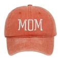 thumbnail image 2 of Mens Hats Unisex Baseball Mom Embroidered Printed Vintage Adjustable Outdoor Mens Caps Orange One Size, 2 of 3