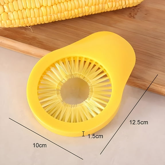 ACDANC Corn Silk Remover,Double Row Desilker Brush for Corn Cucumber Carrot Potato,Plastic Vegetable Brushes for Home Kitchen Restaurant Use