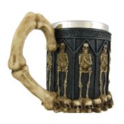 Ossuary Style Skeleton Tankard Coffee Mug Cup