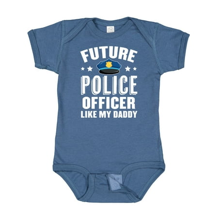 

Inktastic Future Police Officer Like My Daddy Gift Baby Boy or Baby Girl Bodysuit
