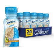 Glucerna Original Diabetic Protein Shake, Classic Butter Pecan, 8 fl oz Bottle, 24 Count