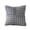 Gray, variant on Leodye 1PCS Solid Color Stripe Spliced Pillow Cover, Soft Breathable Fabric, Decorative Cushion Case for Home Sofa Bedroom Decoration -15.75x15.75in