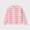 Pink, variant on Girls Striped Cardigan Pink Knit Button-Front Sweater for Kids Little Girls Ages 3-7 Lightweight,Size 7-8 T