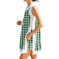 thumbnail image 2 of Short Sets Women 2 Piece Outfits Summer Crew Neck Tank Top and Shorts Set Sleeveless Cute Matching Sets Lounge Wear Green L, 2 of 7