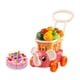 thumbnail image 2 of Carrito de compras para niños, carrito de supermercado de juguete, carrito de supermercado, juego de rol, corte Rosa roja, 2 of 9