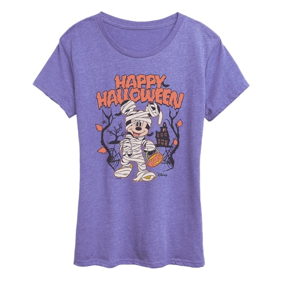 Disney - Mickey Halloween - Women's Short Sleeve Graphic T-Shirt