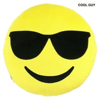 Emoji Cool Guy Pillow