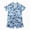 H137-BU1, variant on TOWED22 Girls Pajamas Sets Short Sleeve Kids Pjs Button Down Sleepwear Cute Pajamas Lightweight Comfy 2-Piece Outfits,18-24 M