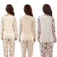thumbnail image 4 of PENGXIANG Promotion Clearance Pyjama pour Femmes Ensemble Top Super Doux à Manches Longues avec Pantalon, 4 of 7