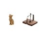 thumbnail image 1 of Figura de escritorio,Estatua de gato,linda decoración para estante o escritorio,Figuras decorativas creativas para la oficina y el hogar,Soporte para papel,Soporte para servilletas de, 1 of 8