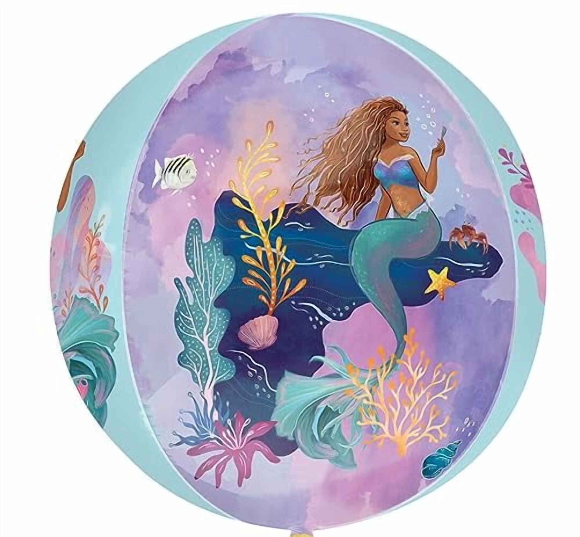 Little Mermaid Birthday Party Supplies Princess Ariel Live Action Balloon Bouquet Decorations