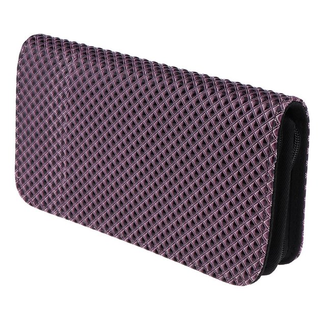 Estuche para Tijeras Profesionales Afiladas Y Precisas para El Cabello Y Barba Bolsas - Malla púrpura Malla Macarena Bolsa de corte de pelo