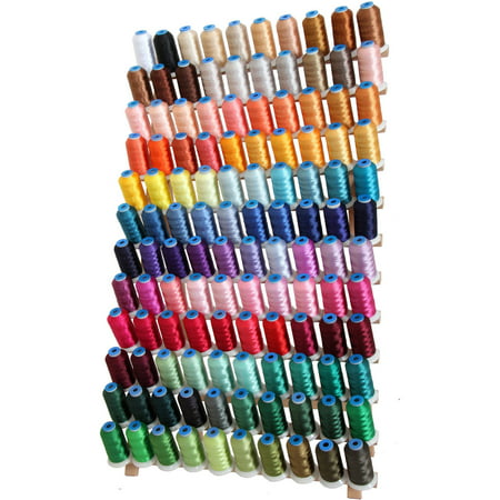 Threadart 120 Cones of Rayon Embroidery Thread Set