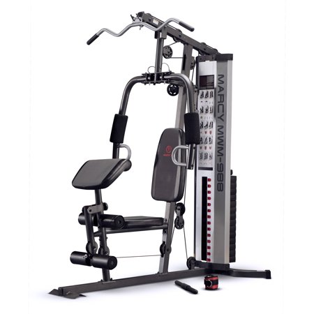 Marcy Pro MWM-988 Home Gym System 150 Pound Adjustable Weight Stack (Best Compact Gym Equipment)