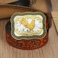thumbnail image 6 of Huabola Calyn Western Belt Buckles for men women - Rooster Belt Buckle - Rodeo Cowboy Belt Buckle - Fits 1.5” Belts, 6 of 6
