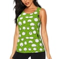 thumbnail image 1 of Balery Funny Sheep Doing Yoga Camiseta sin mangas estampada ligera para mujer, tops de entrenamiento sin mangas, camisetas de yoga transpirables de secado rápido.-Large, 1 of 7