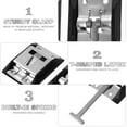 thumbnail image 3 of MasteelfCA Porte-Catch en Métal Style T pour Remorque de Véhicule Récréatif (Acier Inoxydable 304), 3 of 8