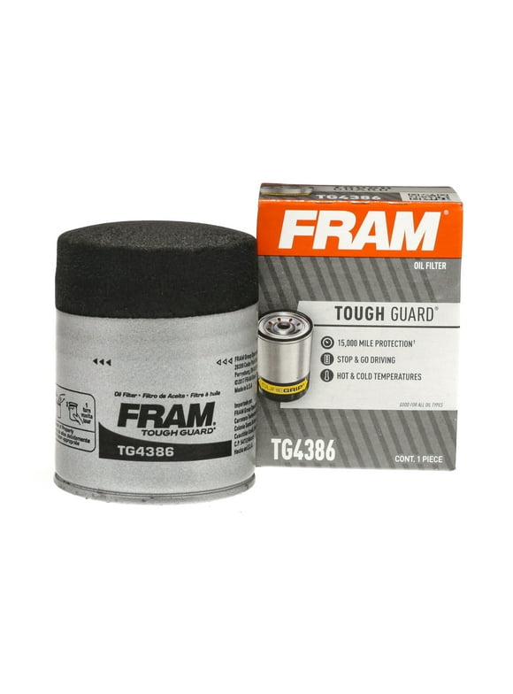 FRAM Tough Guard TG4386 Motor Oil Filter, 15,000 Mile Fits select: 2002-2011 TOYOTA CAMRY, 2022-2023 TOYOTA TUNDRA