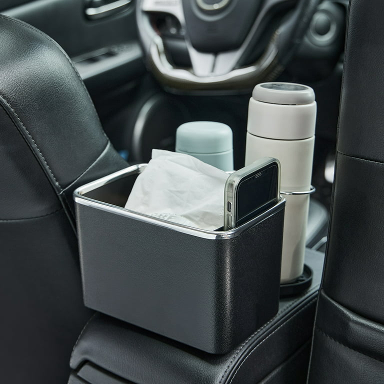  Car Armrest Paper Towel Coffee Cup Drink Holder Box Water Cup  Cell Phone Multifunctional Car Storage Box Car Cup Holder (Black) :  Automotive