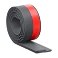 thumbnail image 2 of QuanTara 39" Under Door Draft Stopper - Heavy Duty PVC Door Sweep, Soundproof & Wind Blocking Weather Stripping, Energy Saving Door Gap Filler for Bedroom, AC Room & Windows (Gray), 2 of 6