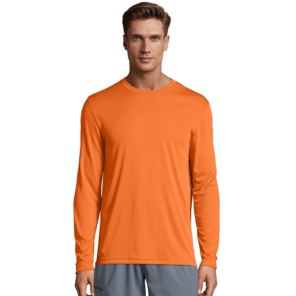 Hanes Cool DRI® Performance Men's Long-Sleeve T-Shirt - Walmart.com