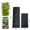 thumbnail image 2 of Utoimkio Large Hanging Planter Bags,Hanging Vertical Wall Mounted Plant Planting Grow Bags,Herb Garden Planter Outdoor Indoor Growing Bag,Gardening Vertical Greening Flower Container, 2 of 5