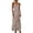 Watermelon pink, variant on Women's Floral Halter Neck Tiered Maxi Dress with Slight Stretch and Partially Lined Bodice for Elegant Summer Wear