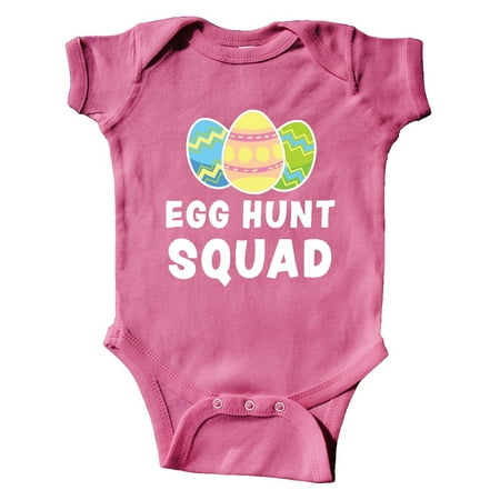 

Inktastic Egg Hunt Squad with Easter Eggs Gift Baby Boy or Baby Girl Bodysuit